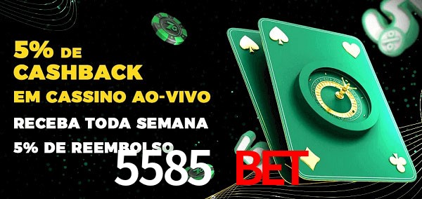 Promoções do cassino ao Vivo 5585 bet